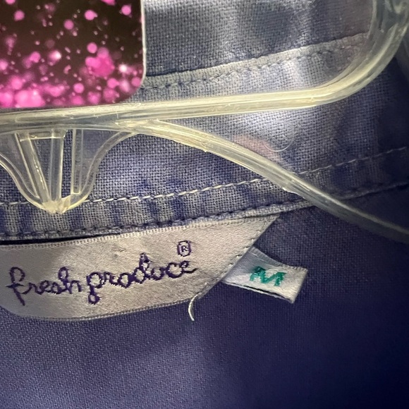 Fresh Produce Lavender Casual Button-Down Shirt - Picture 3 of 5